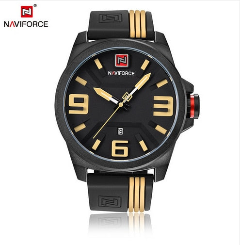 NAVIFORCE New Watch Men Sport Quartz Watches Colorful Fashion and Casual Watches Clearly See Analog Male Clock Relogio Masculino