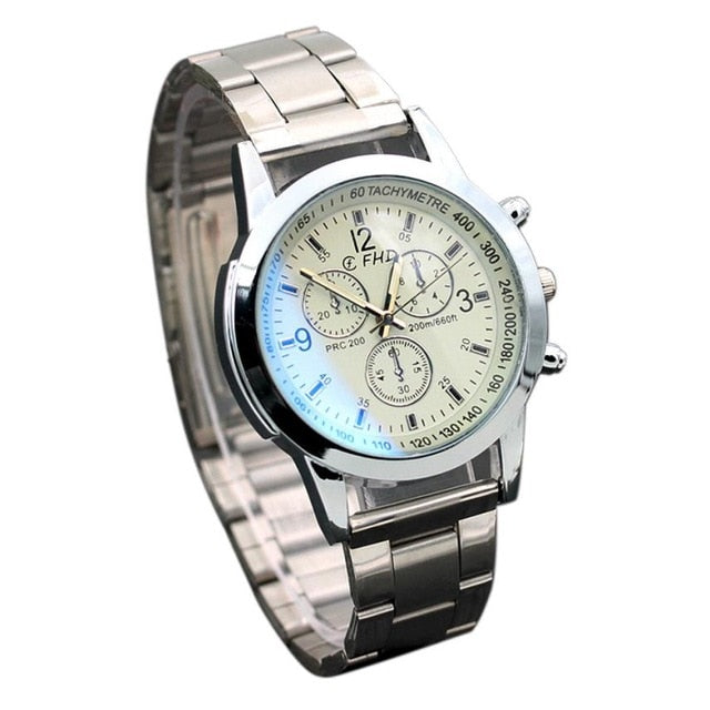 2018 Mens classic Quartz Analog Watch Luxury Fashion Sport Wristwatch Stainless Male Watches Clock Relogio Masculino  #D