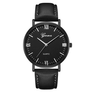 2018 Reloj Fashion Large Dial Military Quartz Men Watch Leather Sport Watches Classic Clock Wristwatch Relogio Masculino #D