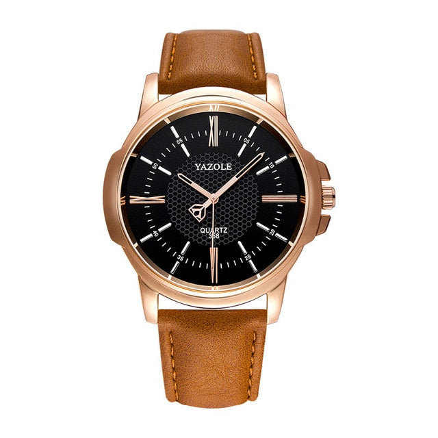 YAZOLE Business Watch Men Top Famous Brand Quartz Wristwatches New Wrist Watches For Man Clock Male Hours Hodinky Men Reloges