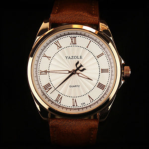 2019 mens watches top brand luxury Yazole Watch Man Roman Scale Male Quartz Watch Business Men's watch Men Clock Relojes Hombre